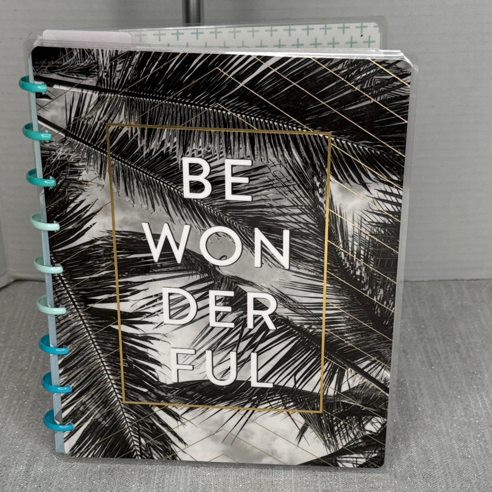 The Happy Planner “Be Wonderful" Palm Trees design NEW